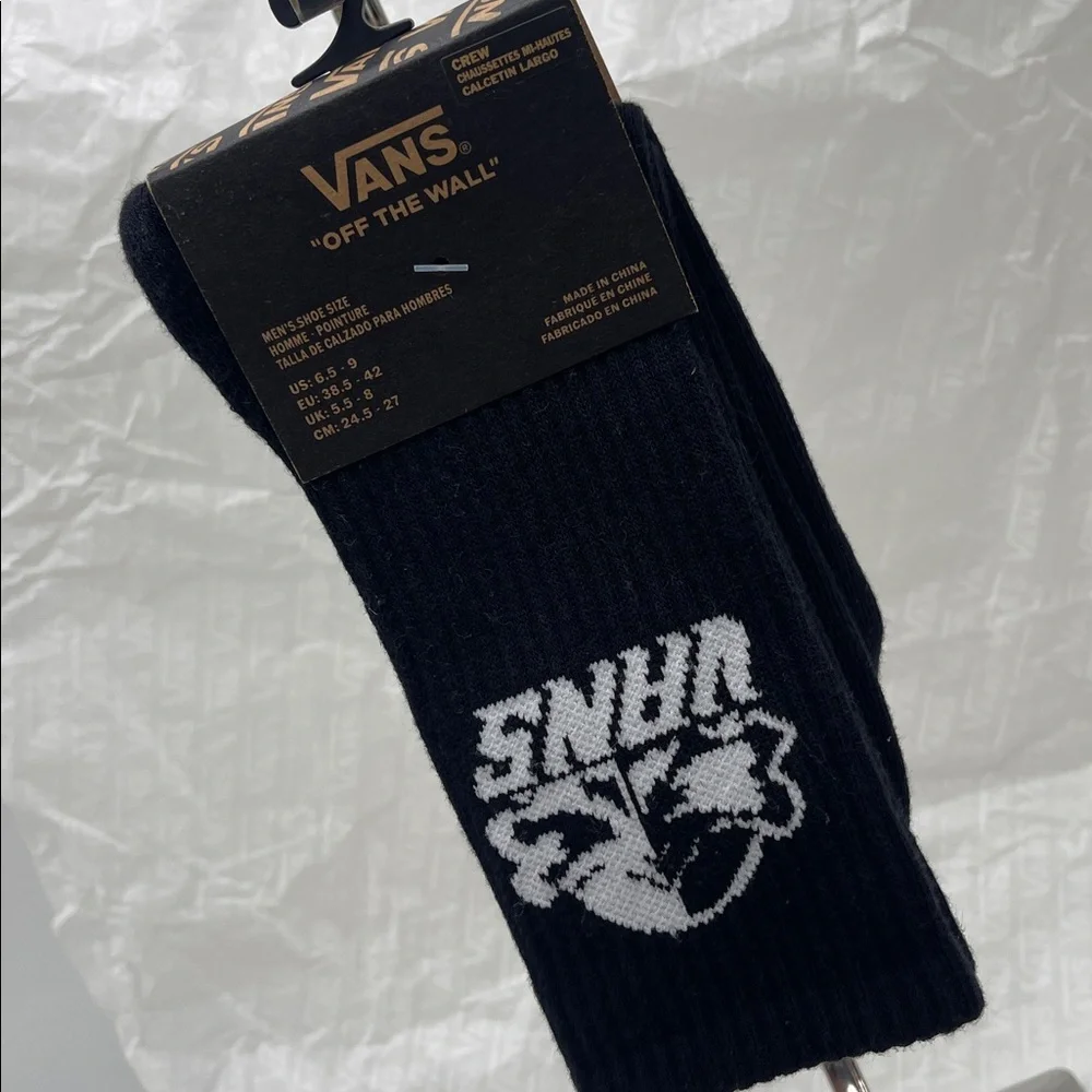 Vans Major Type Crew Socks (1 pair)  Style VN000NCFBLK